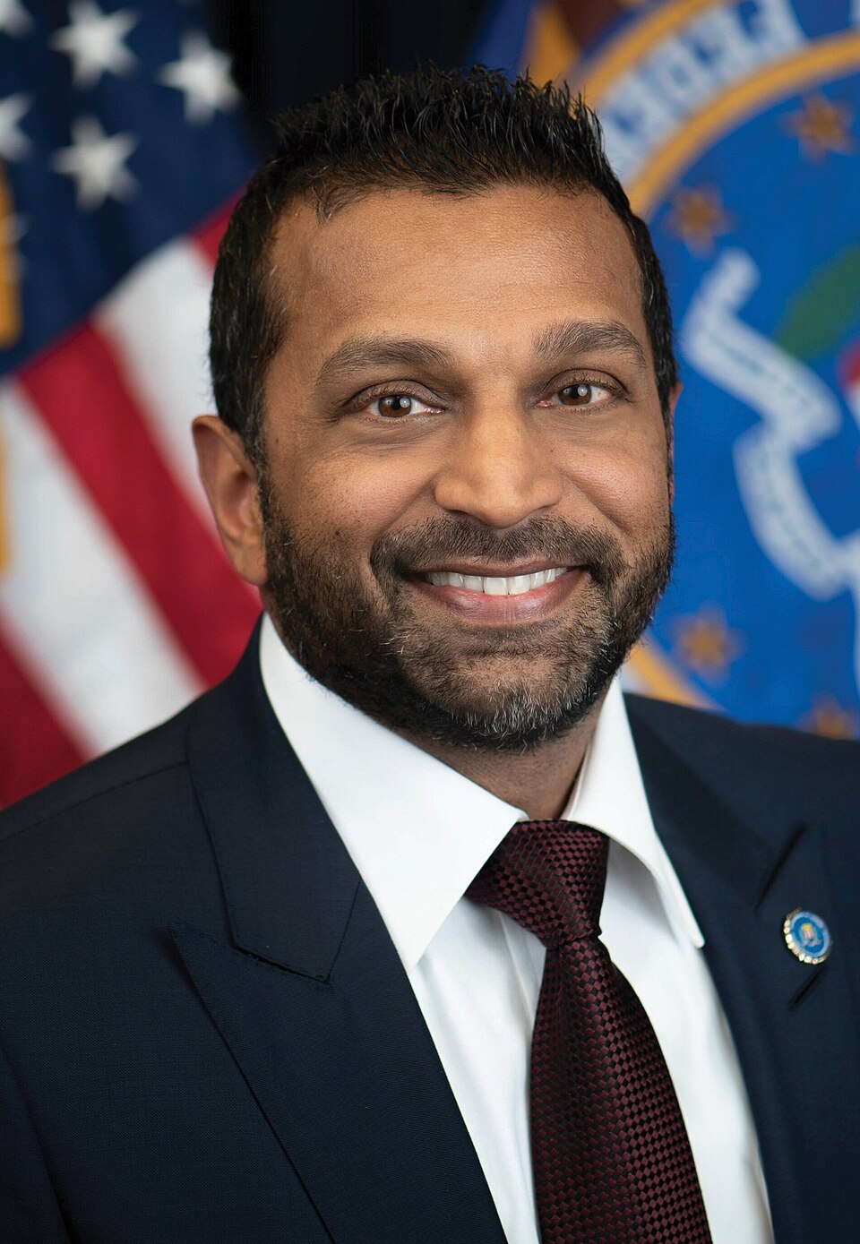 Official portrait of FBI Director Kash Patel